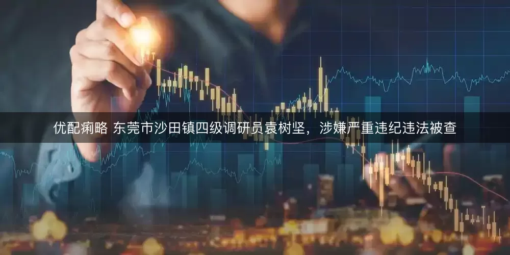 优配痢略 东莞市沙田镇四级调研员袁树坚，涉嫌严重违纪违法被查